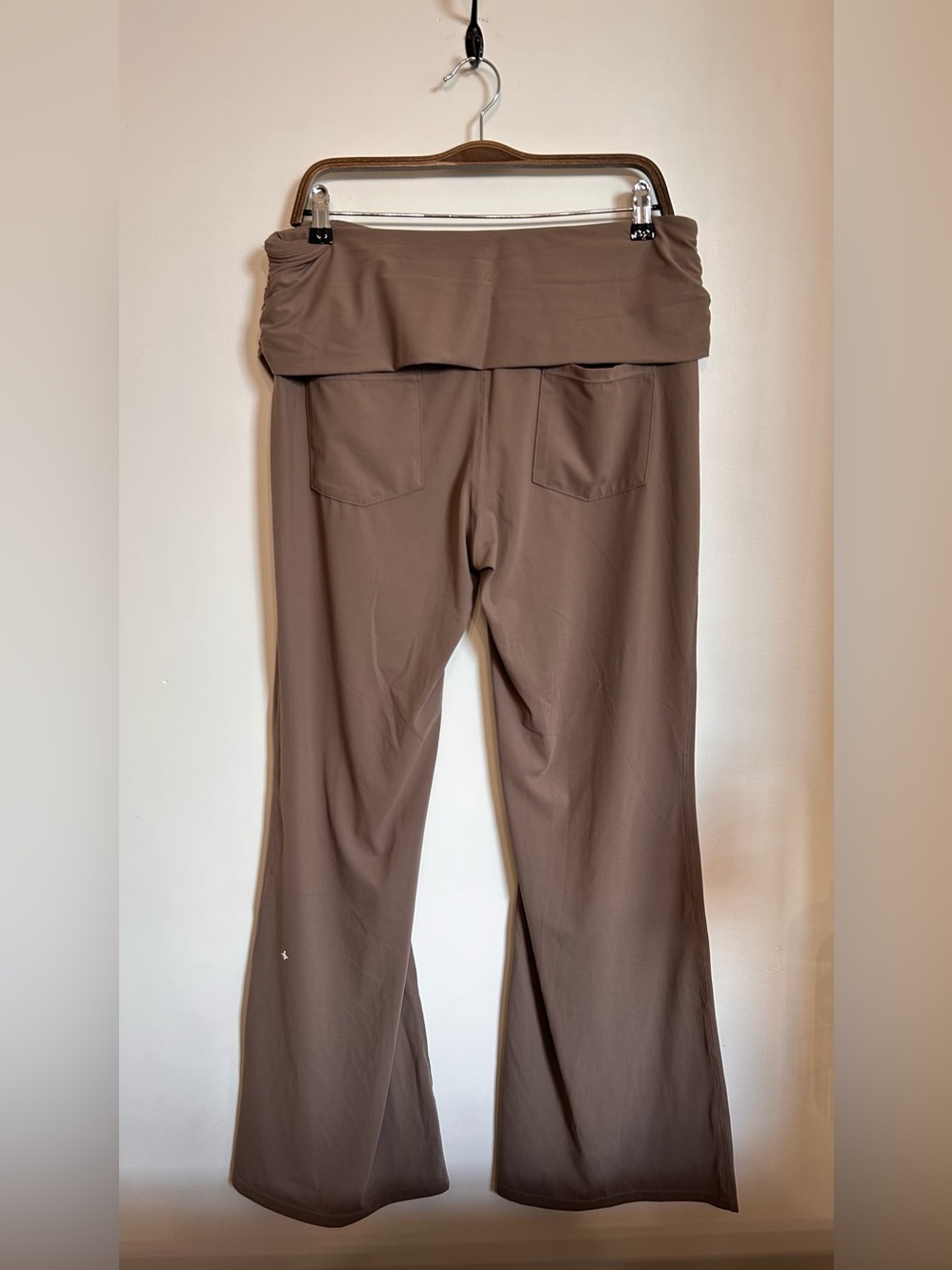 HALARA FOLD OVER WIDE LEG FLAIR PANTS - Picture 3 of 5